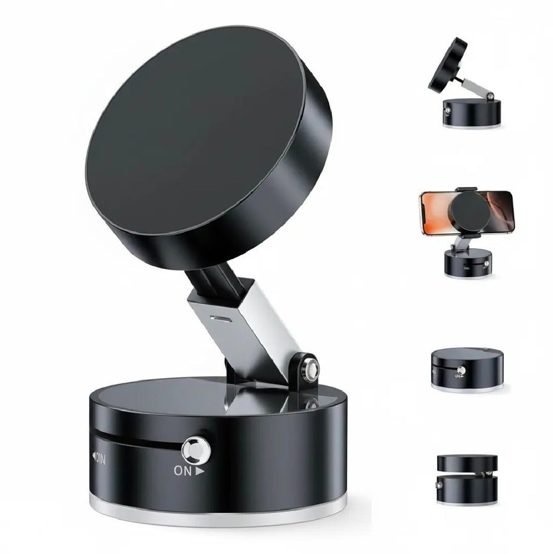 Vacuum Suction Magnetic Phone Holder - Universal Compatibility, Lightweight Design